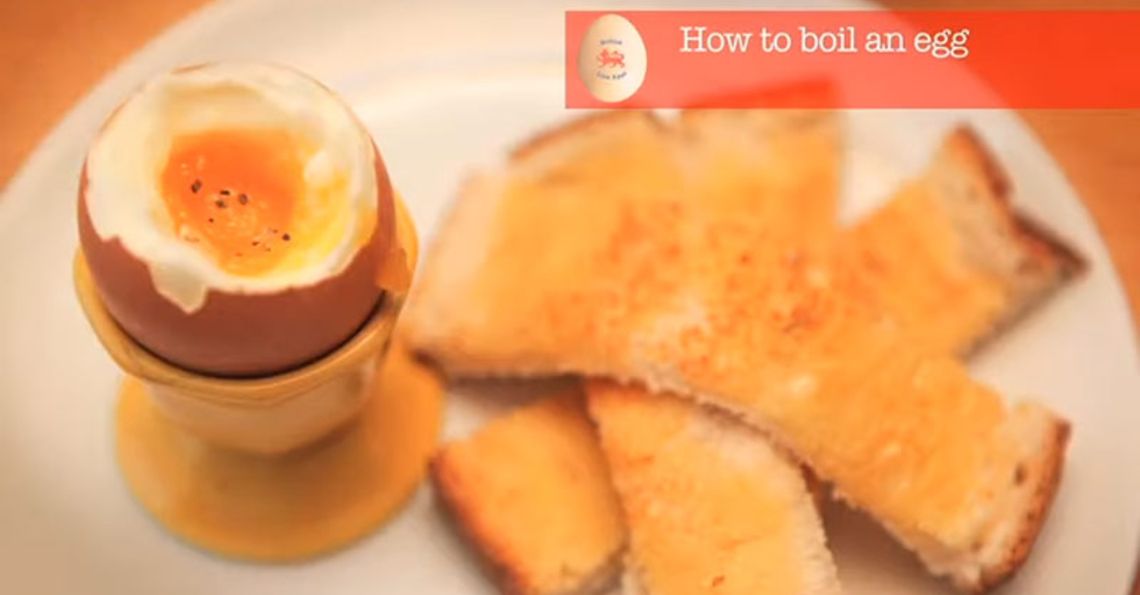 How to boil an egg