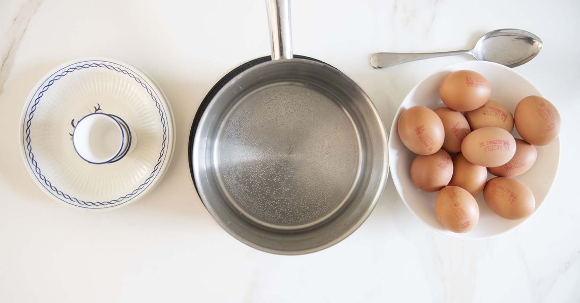 Utensils needed to soft boil an egg