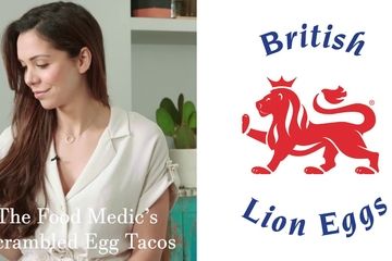 Embedded thumbnail for The Food Medic's scrambled egg and black bean tacos