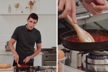 Embedded thumbnail for Isaac Carew's harissa baked eggs