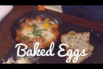 Embedded thumbnail for Crumbs Food's baked eggs